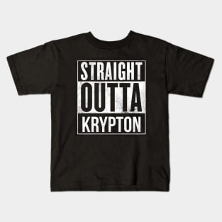 Straight Outta Krypton Kids T-Shirt